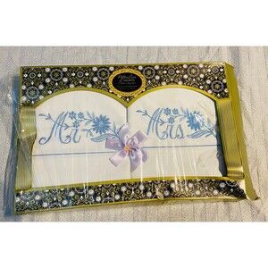 Vintage Mr. Mrs. Pillowcase set new in box